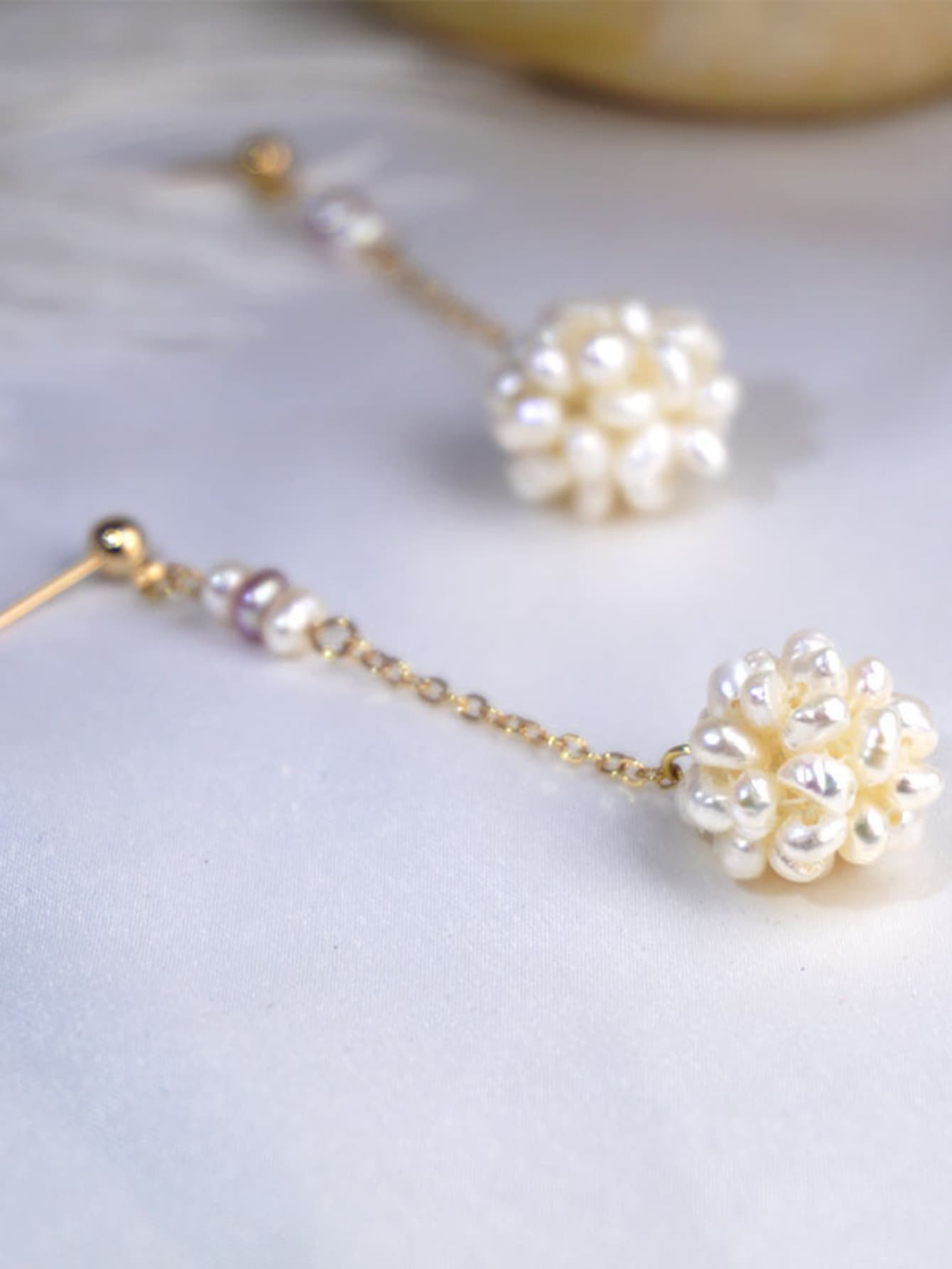 Boucles d'oreilles pendantes chic classe