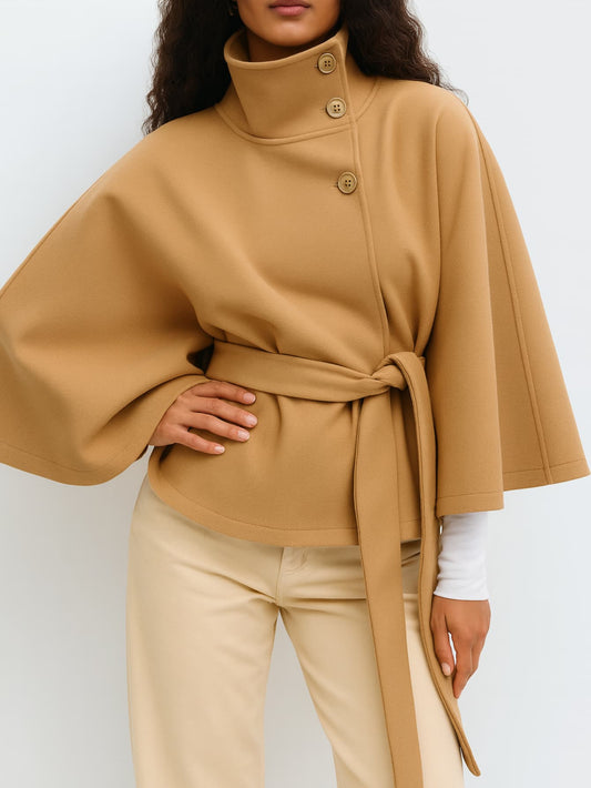 Cape style trench pour femme manteau