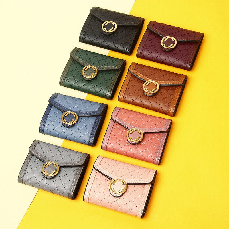 Petit portefeuille femme luxe couleur