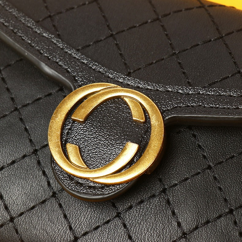 Petit portefeuille femme luxe détails
