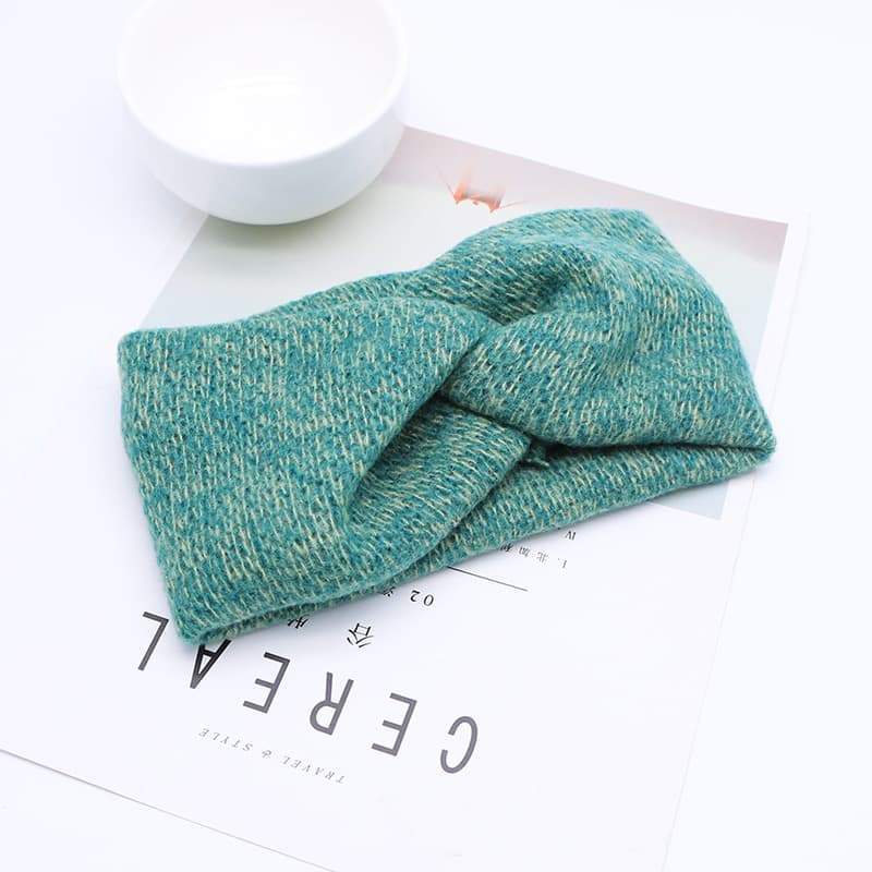 Bandeau en laine Tanya-Vert- - Belishop