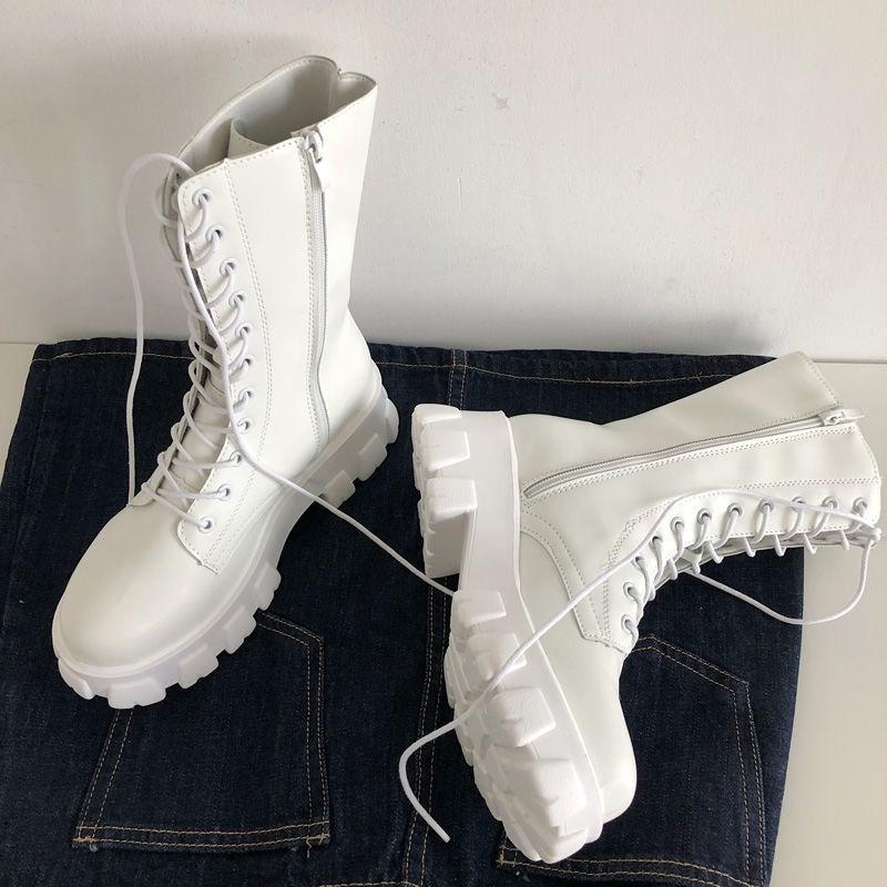 Bottes Zora-Blanc-35- - Belishop