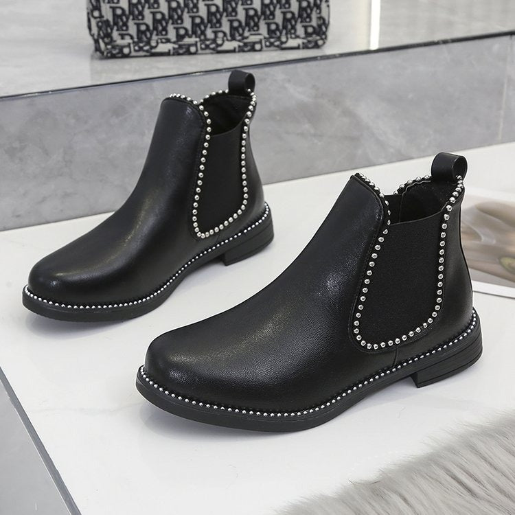 Bottines en cuir Many- - Belishop