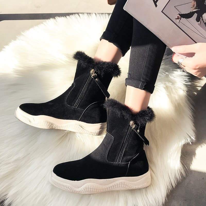 Bottines fourrées Carlotta- - Belishop