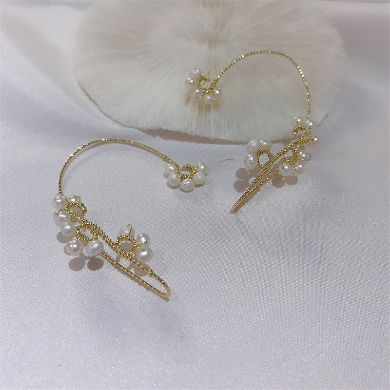 Boucles d'oreilles Flora sans perçage- - Belishop