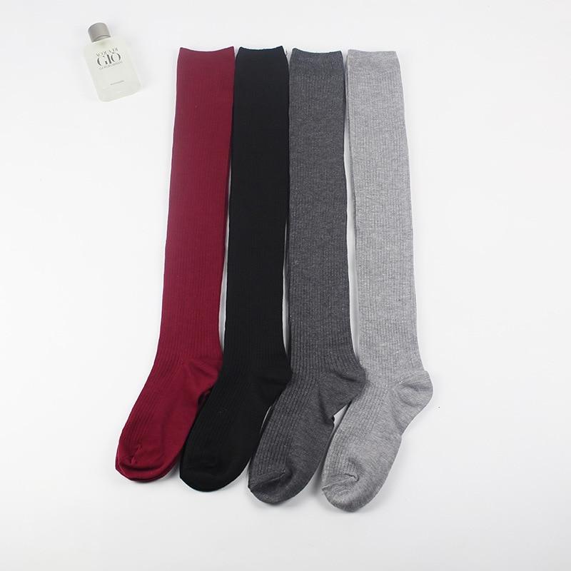 Chaussettes Hautes-Noir- - Belishop