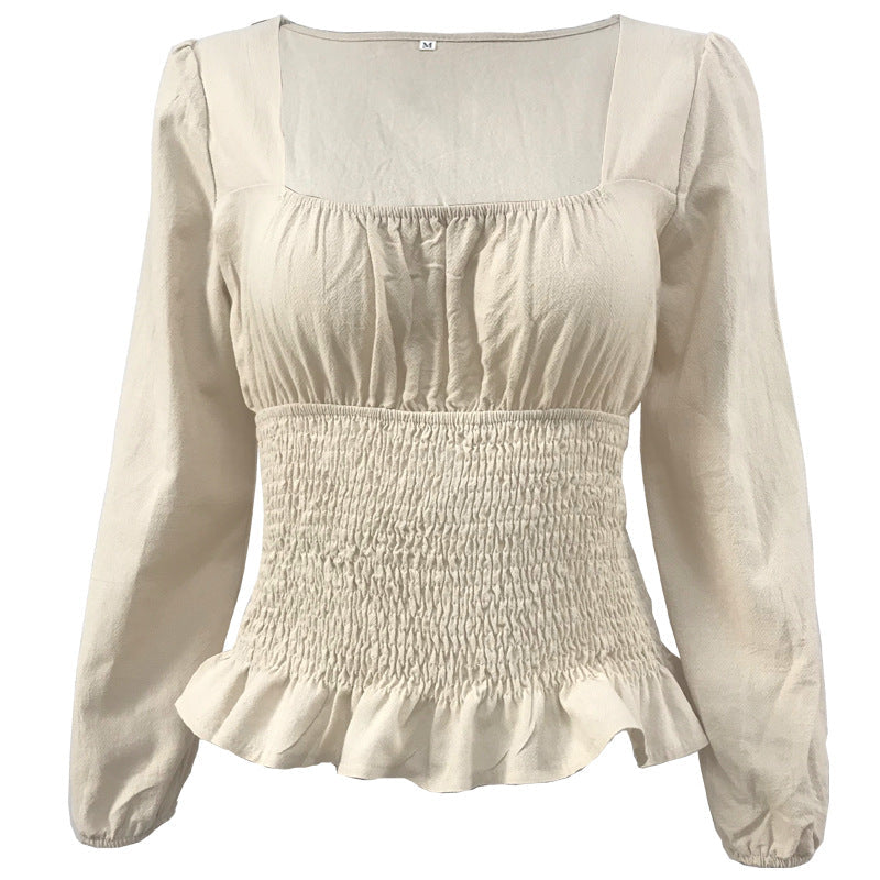 Chemise beige