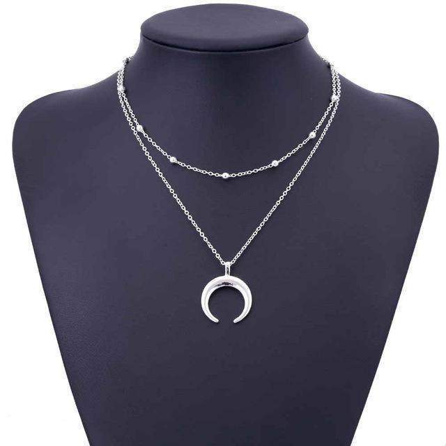 collier lune argent tendance 3