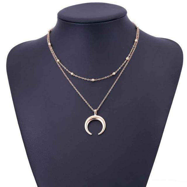 collier lune tendance 2