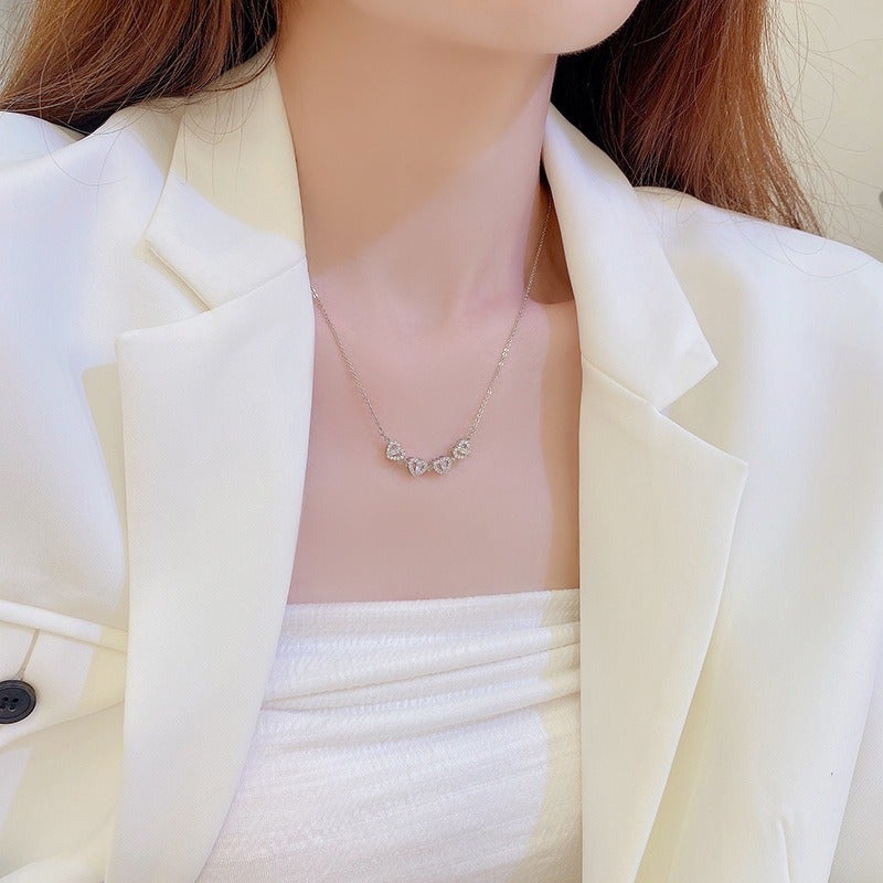 Collier Trèfle à 4 Coeurs- - Belishop