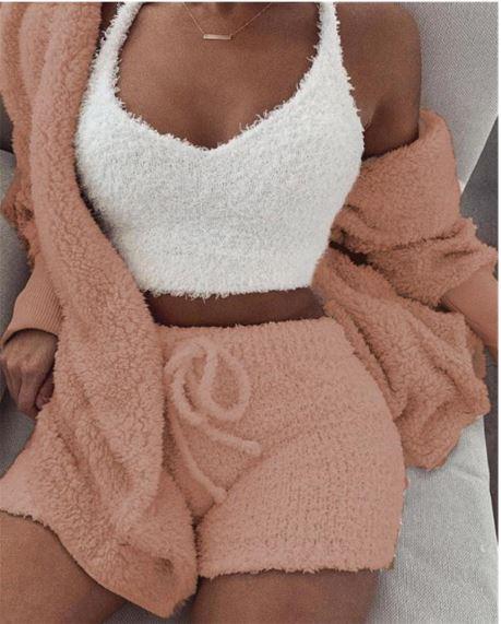 Ensemble pilou Orange: Gilet et short