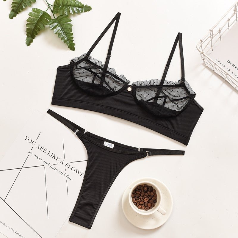 Ensemble de lingerie Emma-Noir-L- - Belishop