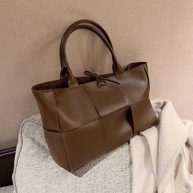 Grand sac fourre-tout-Marron- - Belishop