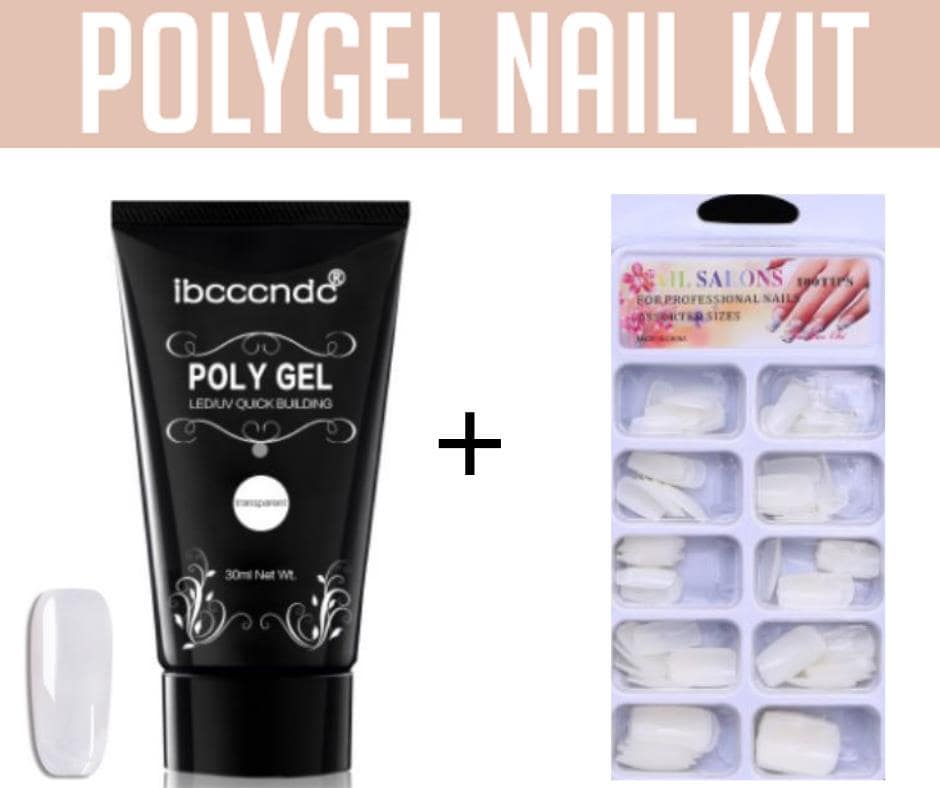Kit de manucure Polygel-Transparent- - Belishop