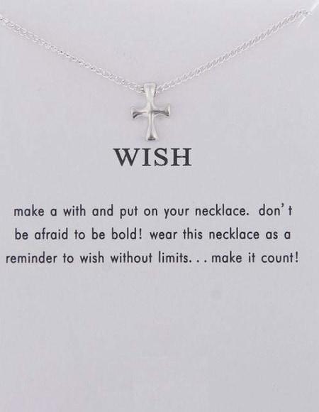 La Croix: Collier Porte-Bonheur Argent-Croix Argent- - Belishop