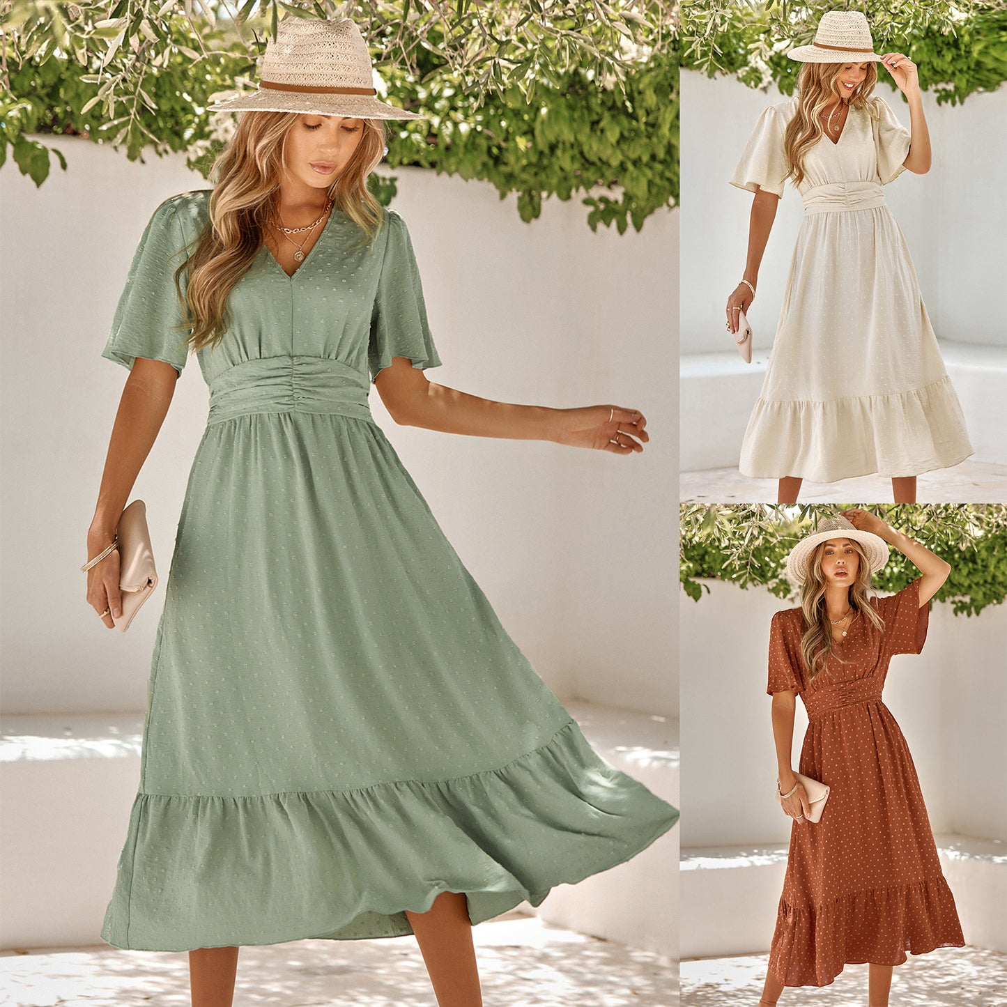 Robe longue hippie chic
