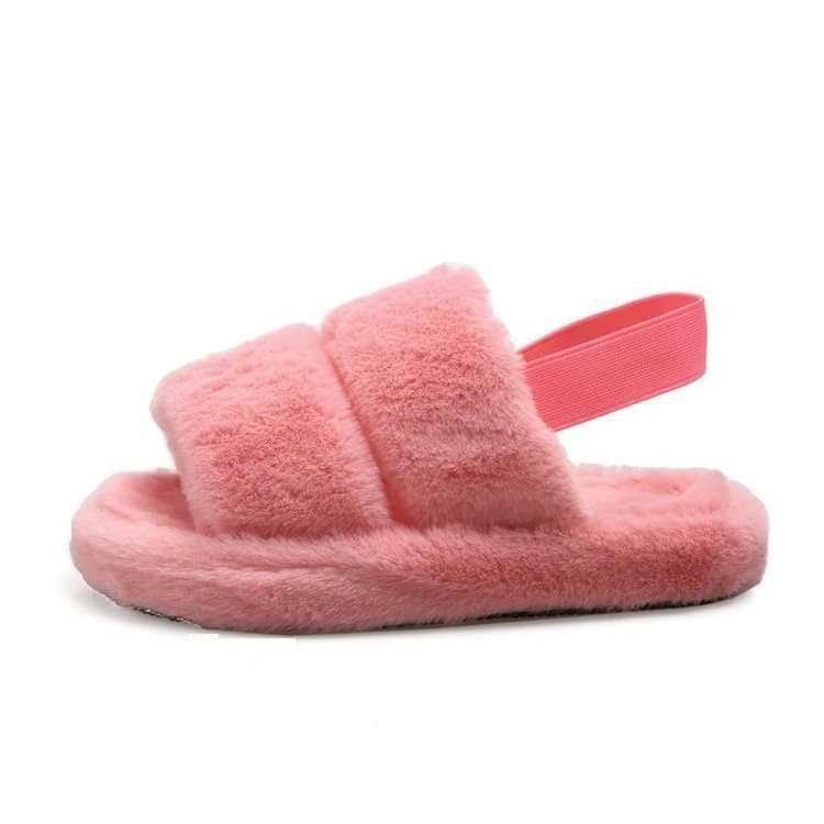 Pantoufles Cloé-36-37-Rose- - Belishop