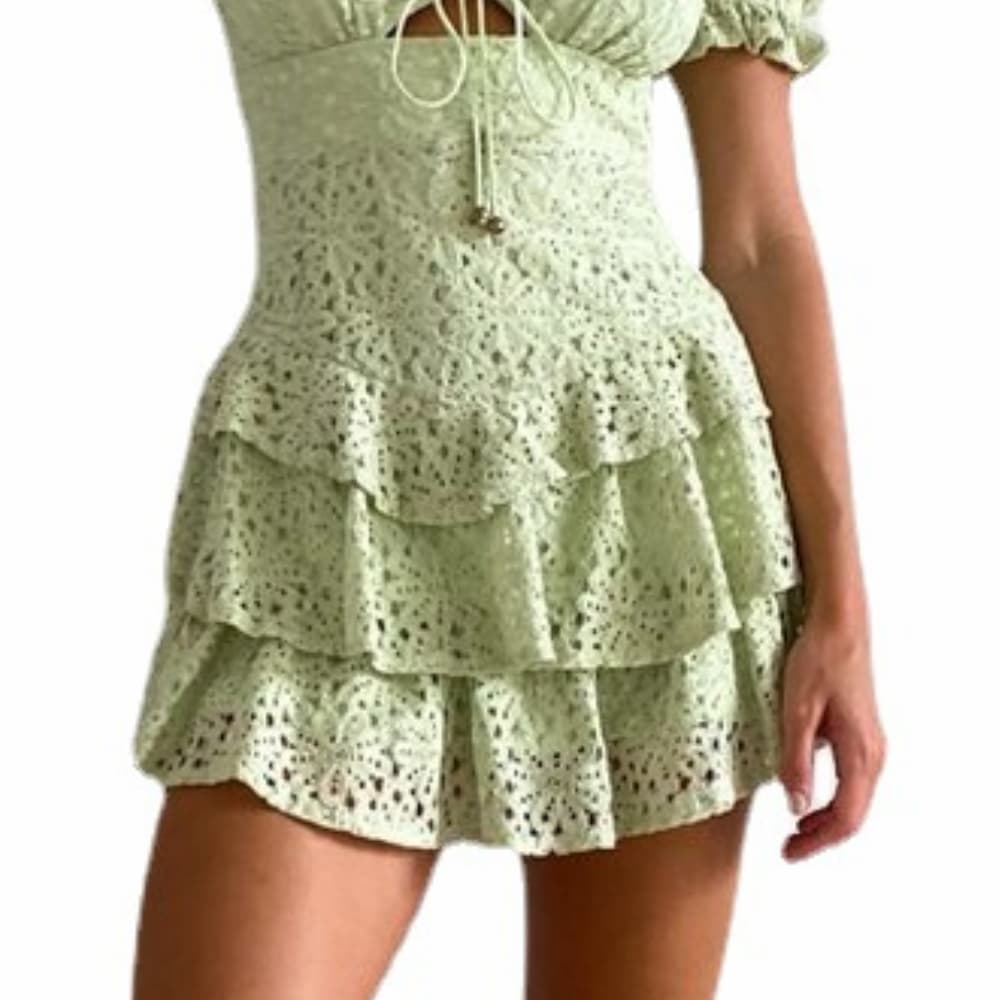 Robe courte fleurie