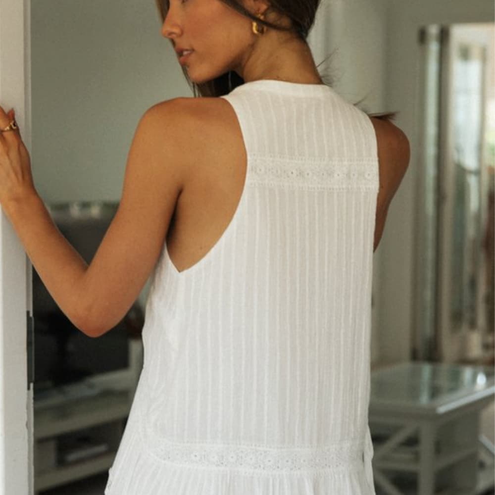Robe dos fermé