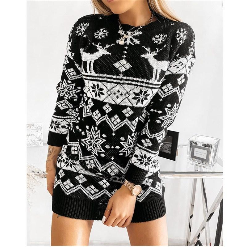 Robe de Noel Candia-Noir-S- - Belishop