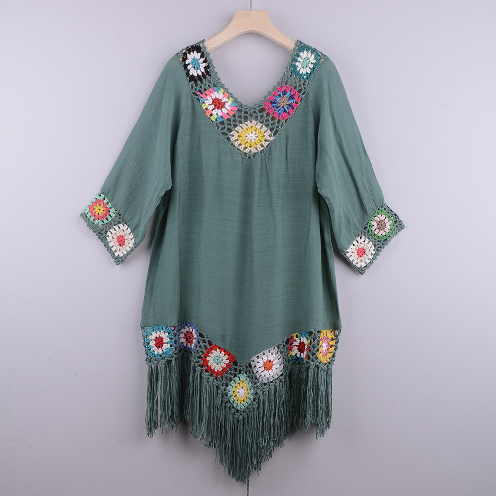 Robe de plage Micca-Vert-Taille Unique- - Belishop