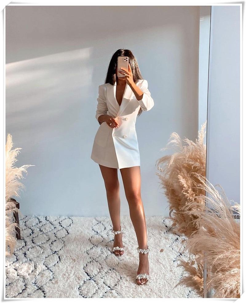 Robe dos nu inspiration blazer- - Belishop