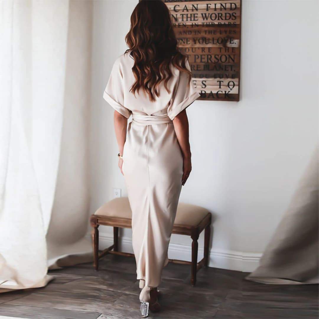Robe longue Amélia- - Belishop