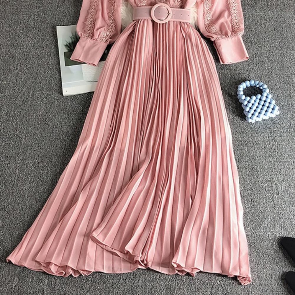 Robe plissée