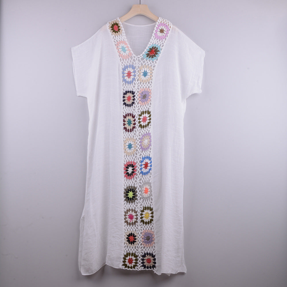 Robe longue de plage- - Belishop