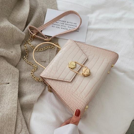 SAC À BANDOULIÈRE LEFTSIDE-Beige-20cmx15.5cmx8.5cm- - Belishop