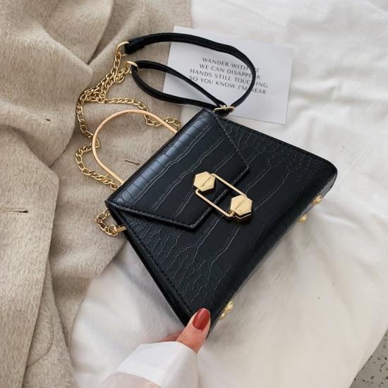 SAC À BANDOULIÈRE LEFTSIDE-Noir-20cmx15.5cmx8.5cm- - Belishop