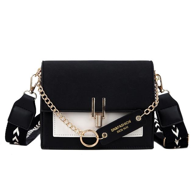 SAC À BANDOULIÈRE TIANCAI-Noir-19cmx14.5cmx7.5cm- - Belishop