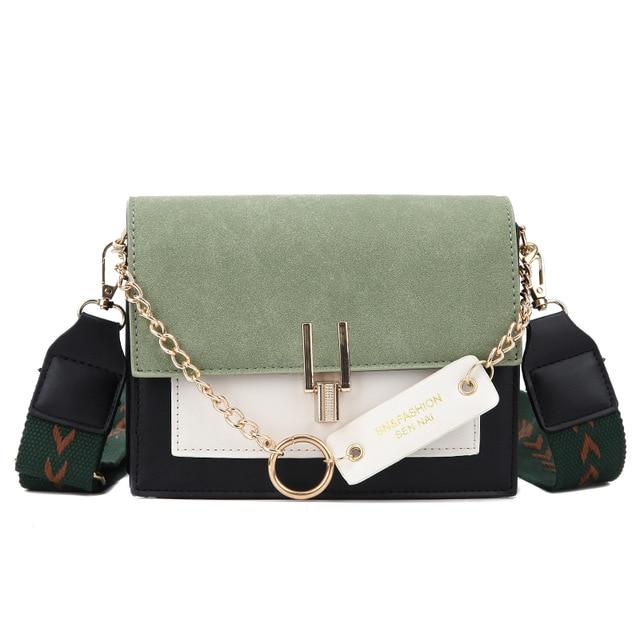SAC À BANDOULIÈRE TIANCAI-Vert-19cmx14.5cmx7.5cm- - Belishop