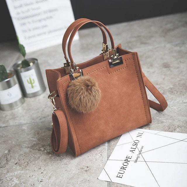 Sac à Main Fluvy-Marron- - Belishop