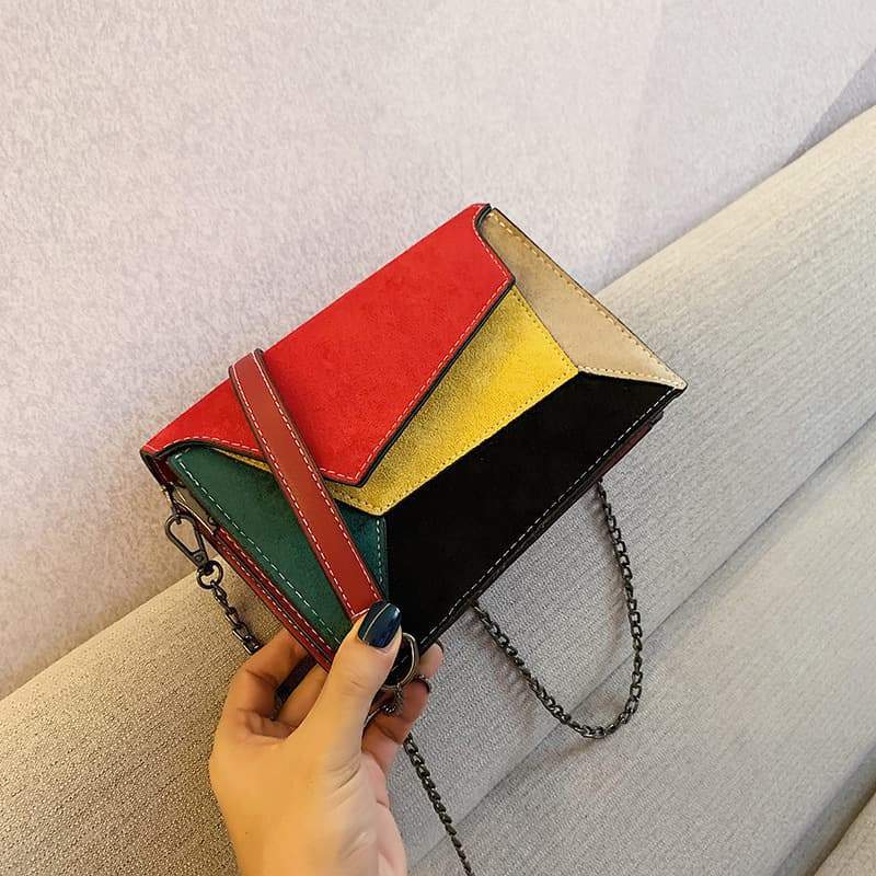Sac à bandoulière Christy-Rouge- - Belishop
