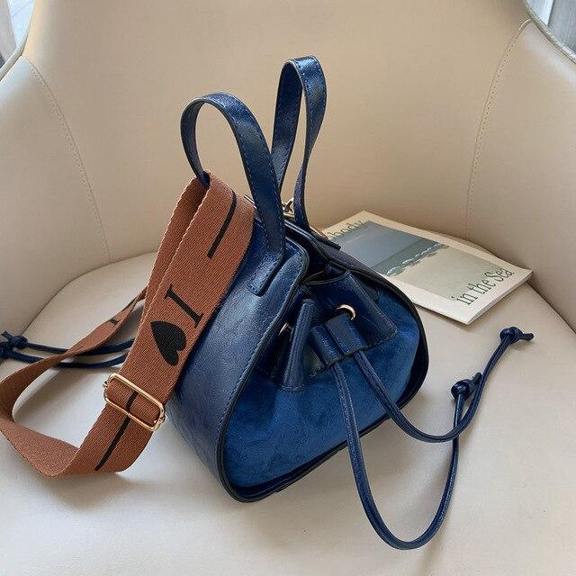 Sac à bandoulière Cyrielle-Bleu- - Belishop