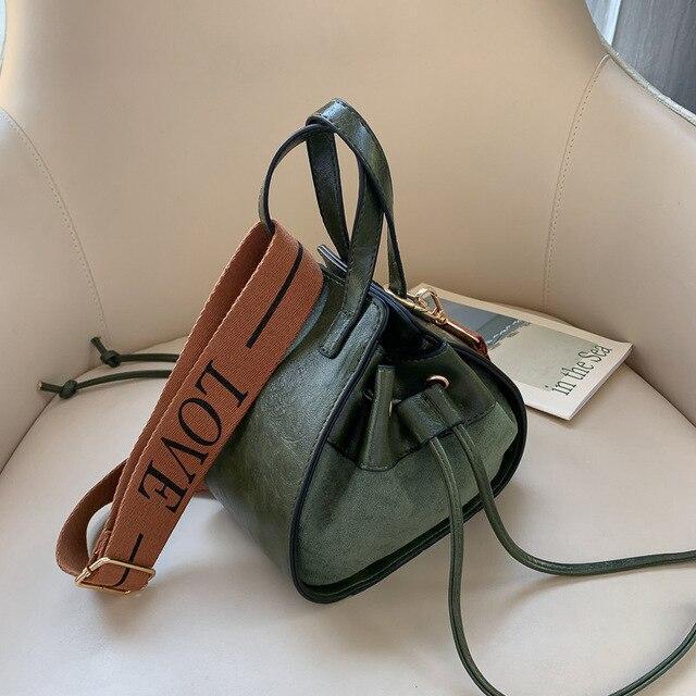 Sac à bandoulière Cyrielle-Vert- - Belishop