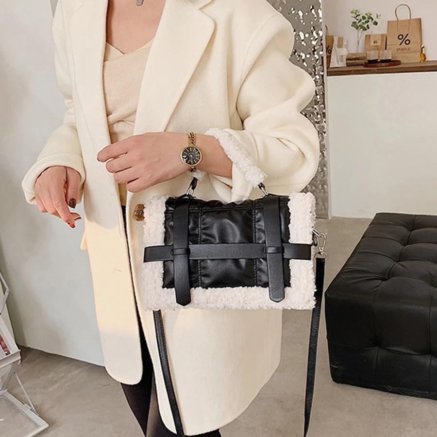 Sac à bandoulière moumoute Alexia- - Belishop