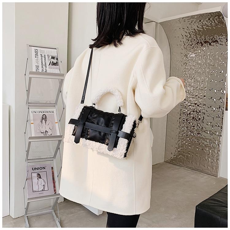 Sac à bandoulière moumoute Alexia- - Belishop