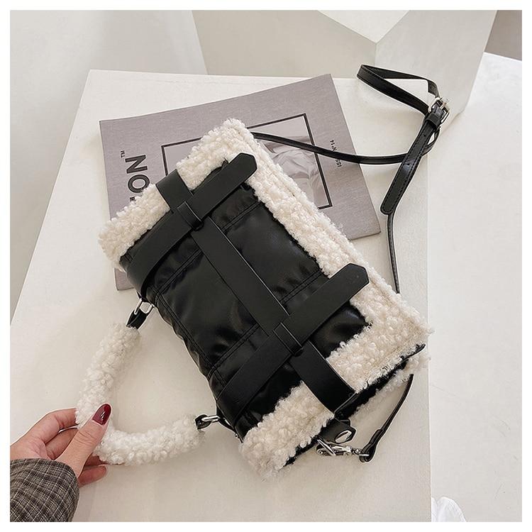 Sac à bandoulière moumoute Alexia- - Belishop