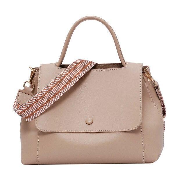 Sac à main à bandoulière VELUXO-Beige- - Belishop