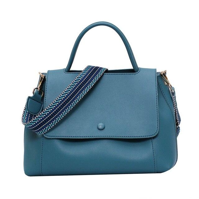 Sac à main à bandoulière VELUXO-Bleu Foncé- - Belishop