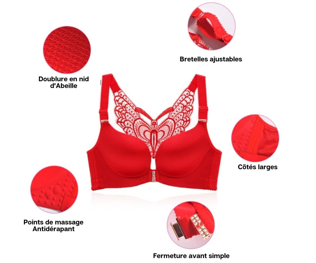 Soutien-gorge Papillon - Couleurs neutres- - Belishop