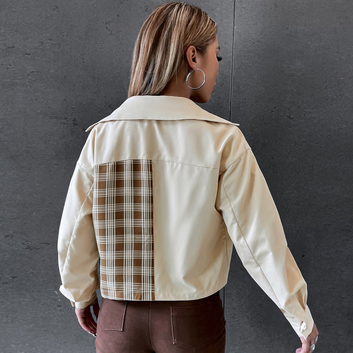 Veste beige bi-motifs- - Belishop