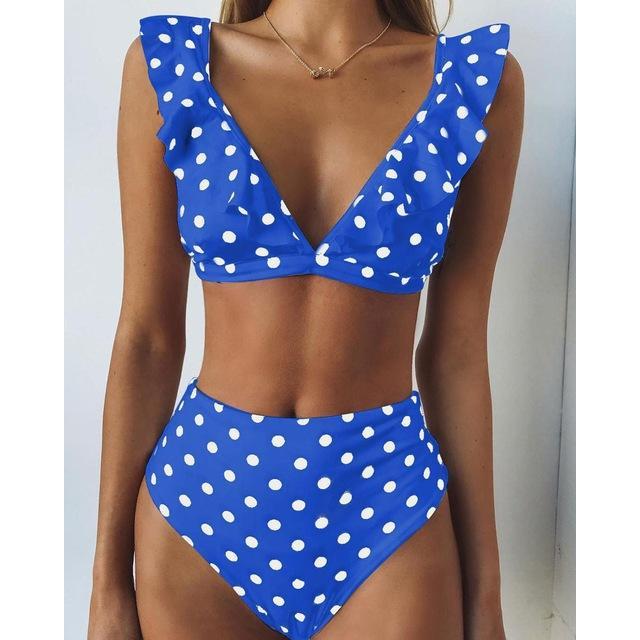 Maillot de bain 2 pièces Wina-Bleu-S- - Belishop