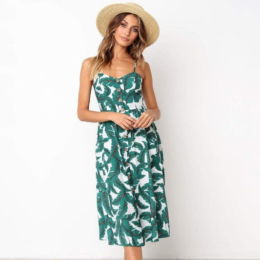 Robe à motifs Florida- - Belishop