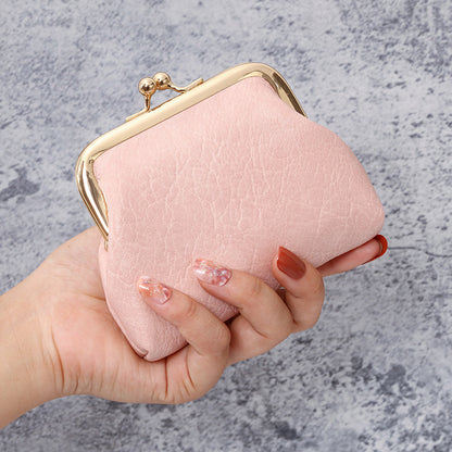 Petit porte-monnaie vintage rose