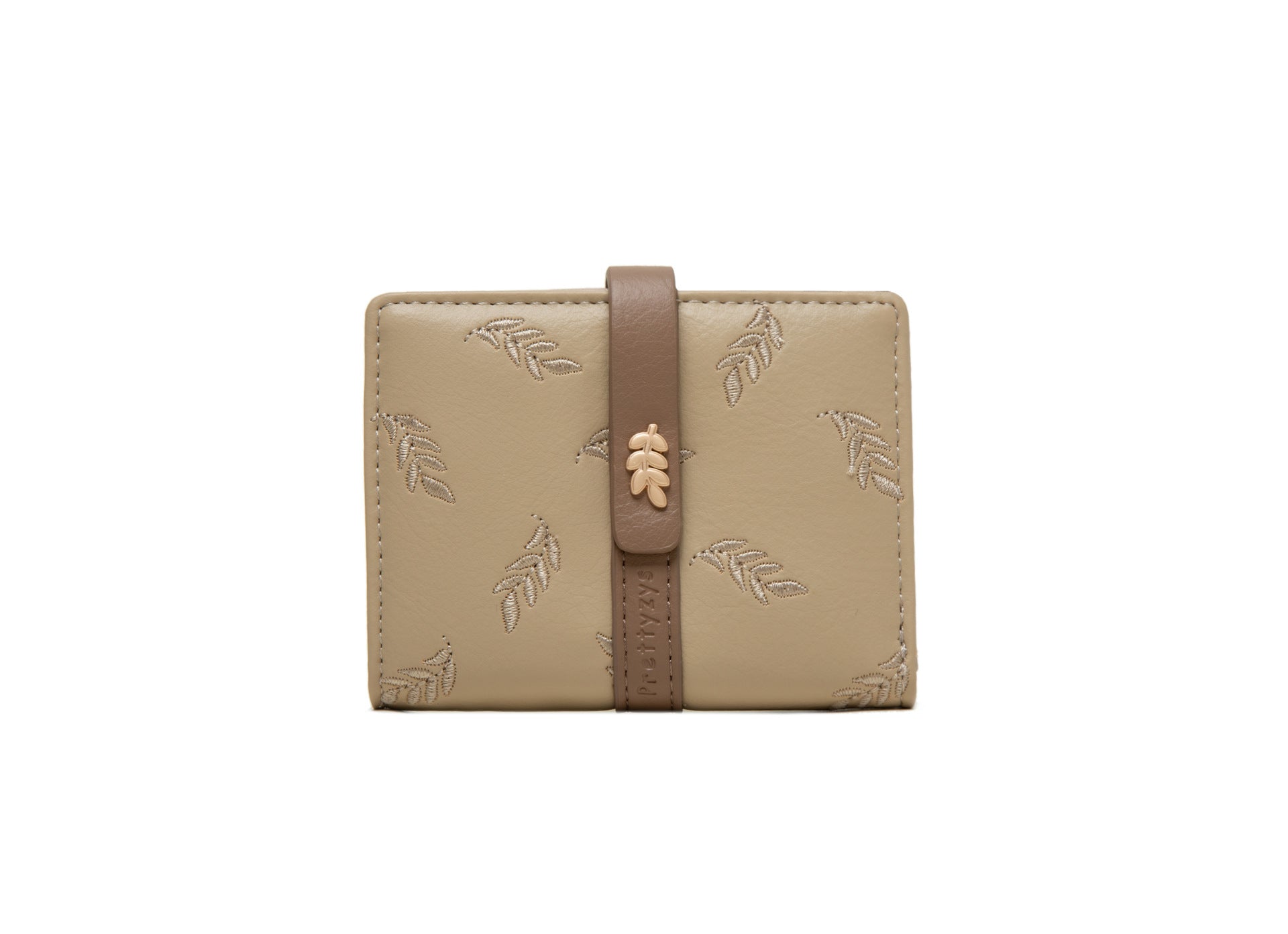 Petit portefeuille hippie beige