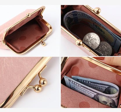 Petit porte-monnaie vintage détails