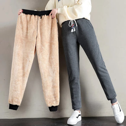 Pantalon polaire femme